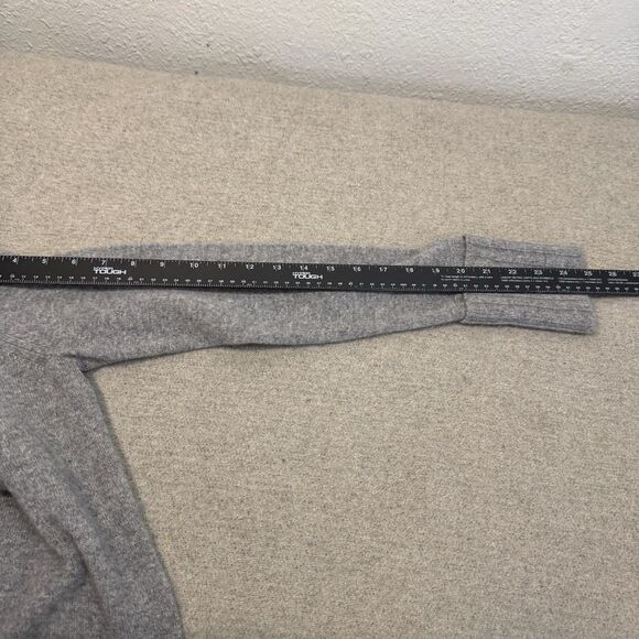 Only Mine 100%  2 Ply Cashmere Sweater Gray Turtleneck Soft Cozy Y2K Women S - Picture 7 of 8